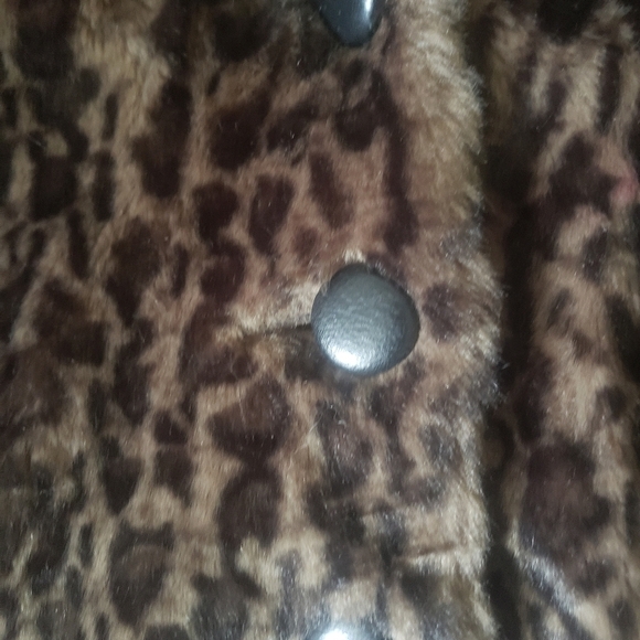 HP. Free People Leopard Print Peplum Coat - Picture 11 of 16